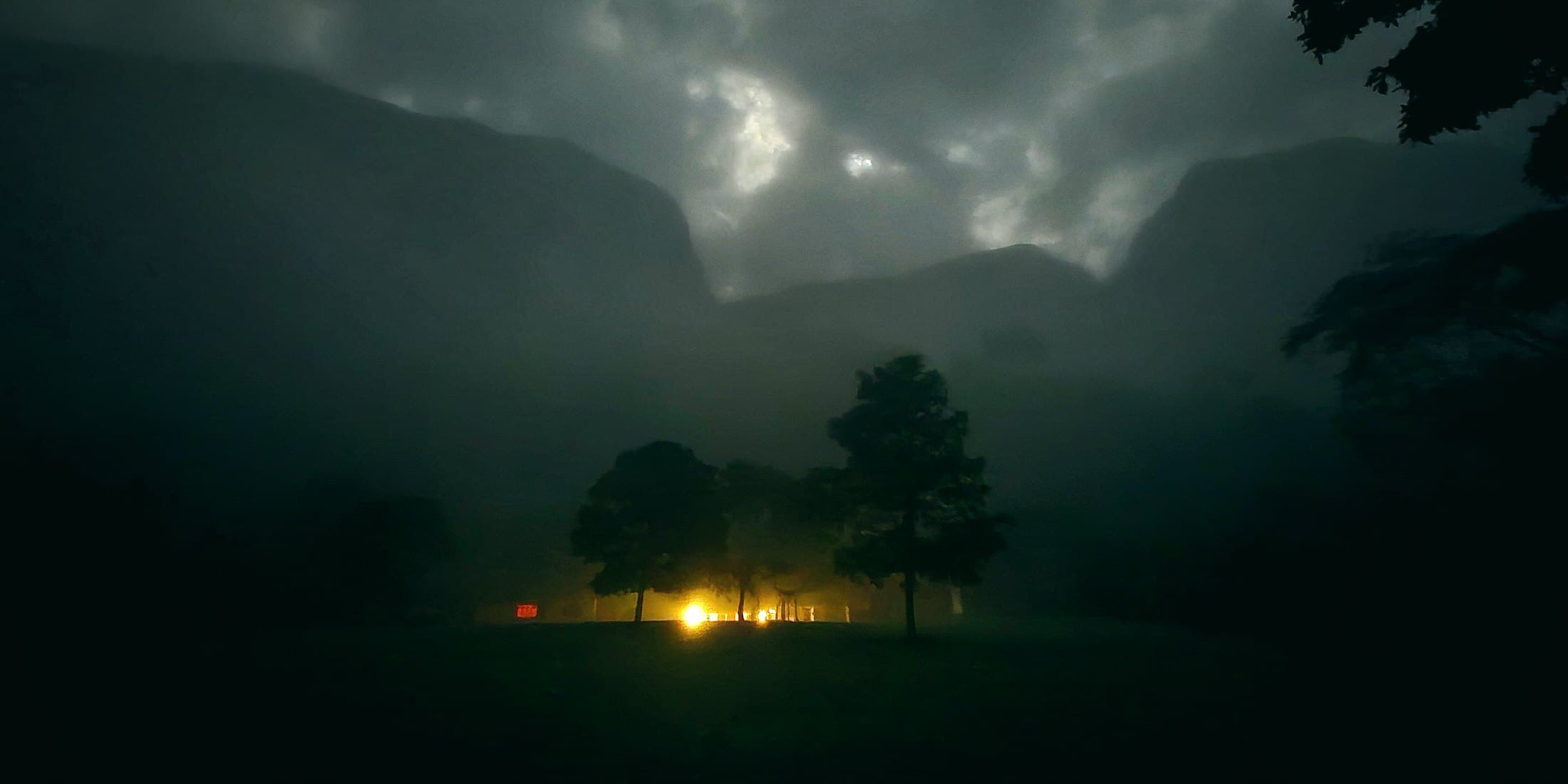 A storm over the valley